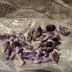 Purple and White Gemstone Collection
